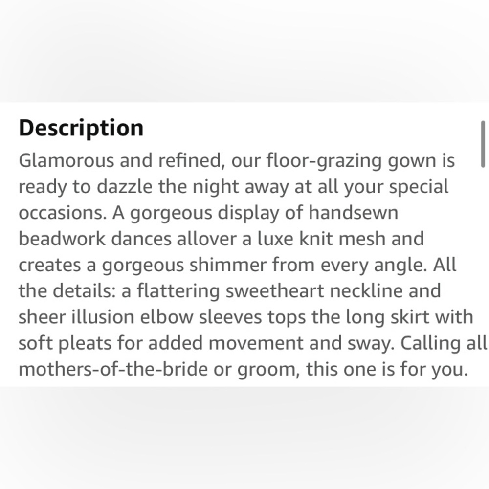 NWT Adrianna Papell Women's Beaded Long Dress - Picture 12 of 12